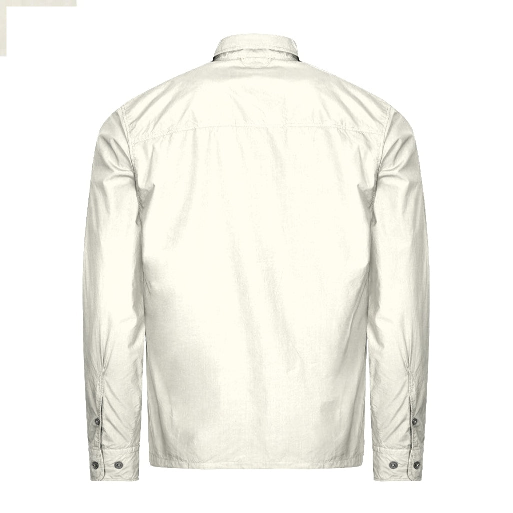 CP Company Poplin Utility Shirts - 103 White - Escape Menswear