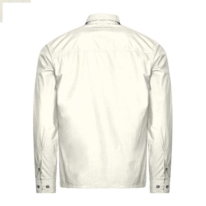 CP Company Poplin Utility Shirts - 103 White - Escape Menswear
