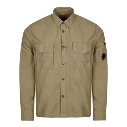 CP Company Poplin Utility Shirts - 322 Beige - Escape Menswear