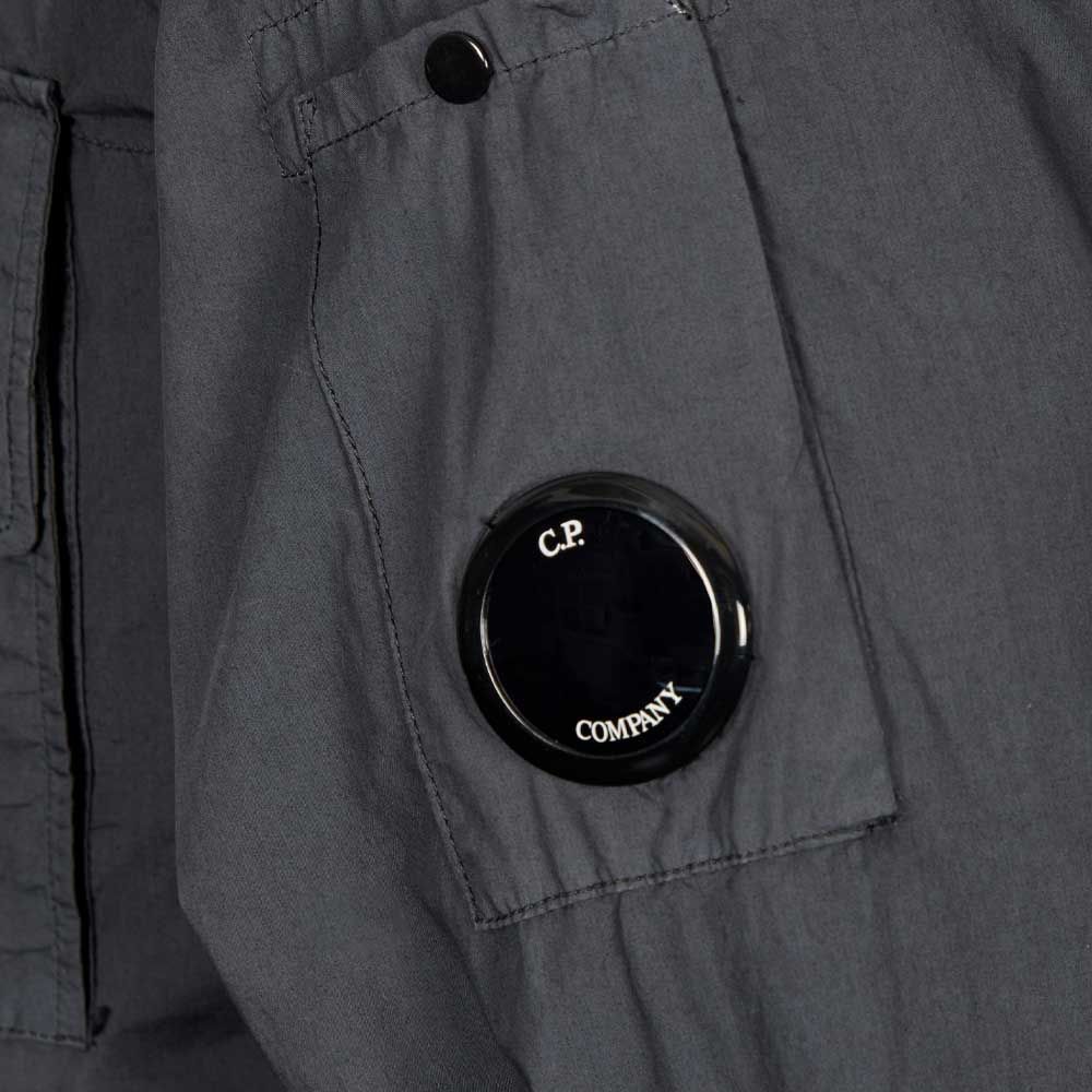 CP Company Poplin Utility Shirts - 978 Dk Shadow - Escape Menswear