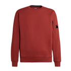 C.P. Company Raised Fleece Lens Sweatshirt - 560 Ketchup - Escape Menswear