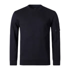 C.P. Company Raised Fleece Lens Sweatshirt - 999 Black - Escape Menswear