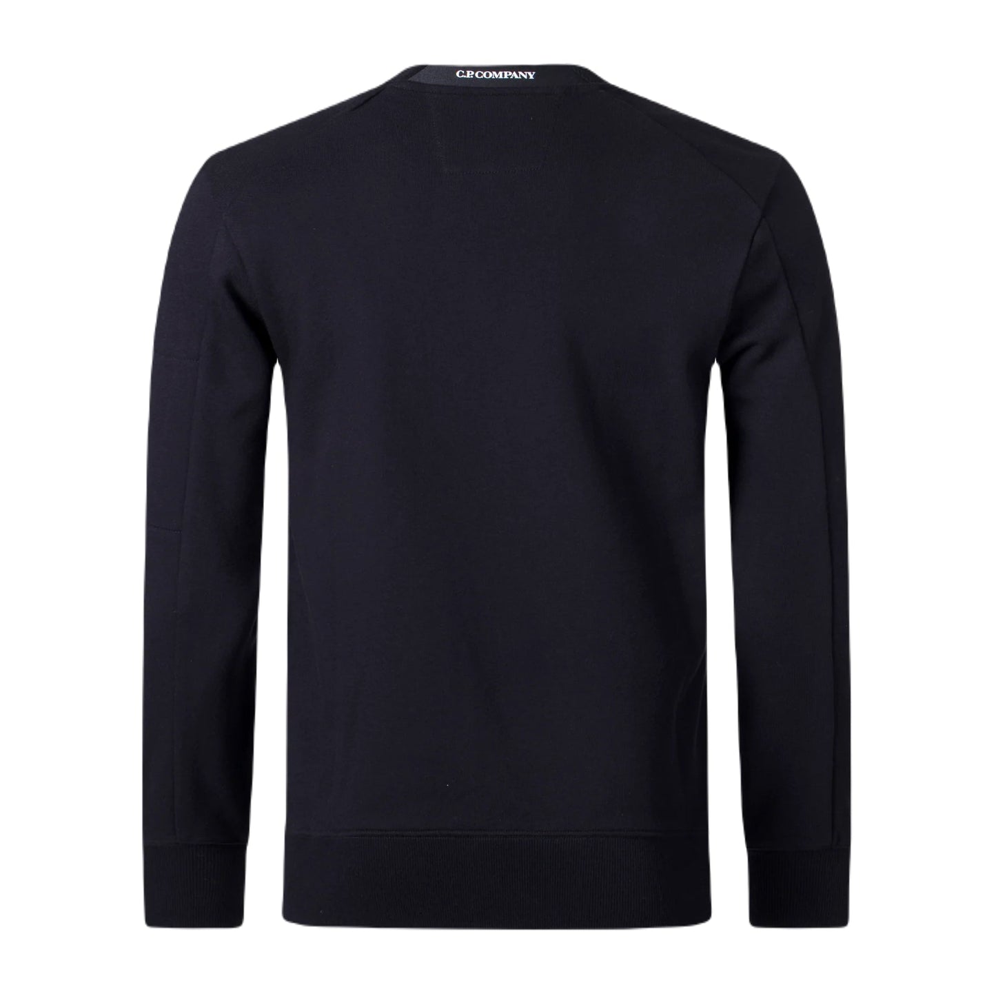 C.P. Company Raised Fleece Lens Sweatshirt - 999 Black - Escape Menswear