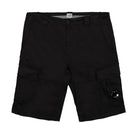 C.P. Company Regular Fit Stretch Sateen Cargo Shorts - 999 Black - Escape Menswear