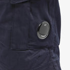 C.P. Company Regular Fit Stretch Sateen Cargo Shorts - 999 Black - Escape Menswear