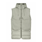 C.P. Company Shell-R Mixed Goggle Vest - 335 Silver Sage - Escape Menswear