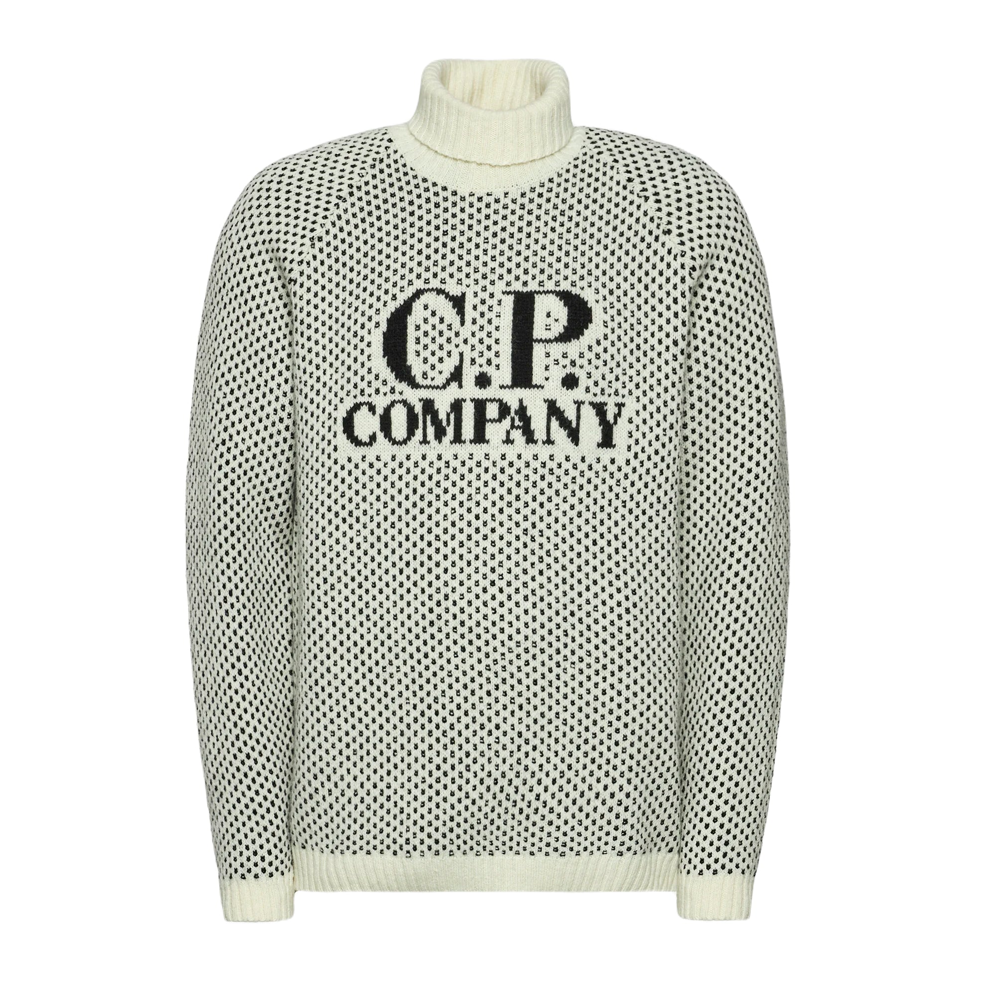 C.P. Company Wool Jacquard Roll Neck Knit