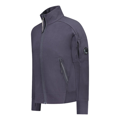 C.P. Company Zip-Through Sweatshirt - 888 Navy - Escape Menswear