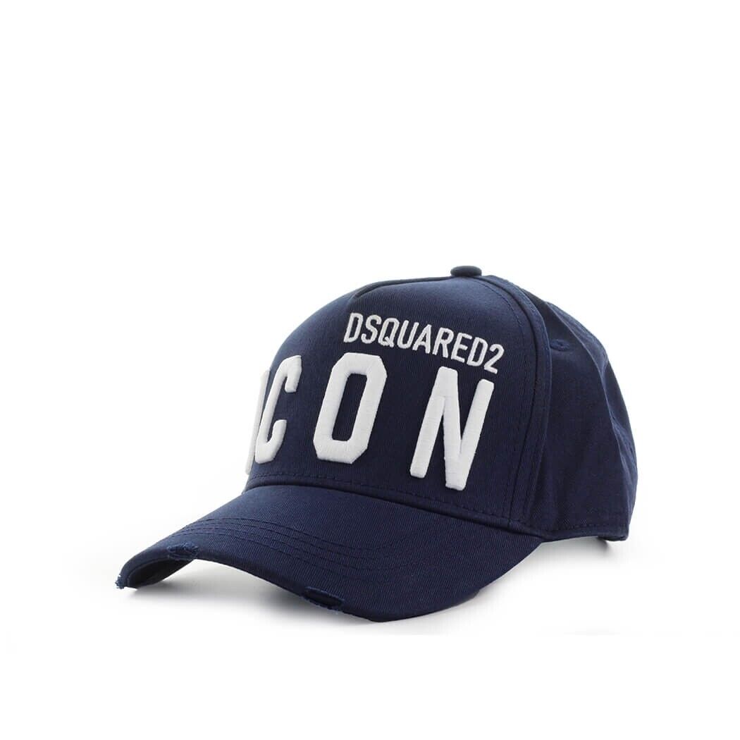 Dsquared2 BCM0412 ICON Baseball Cap - M190 Navy/White / ONE