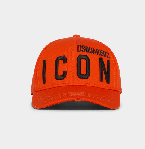 Dsquared2 BCM0412 ICON Baseball Cap - M1981 Burgundy/White - Escape Menswear