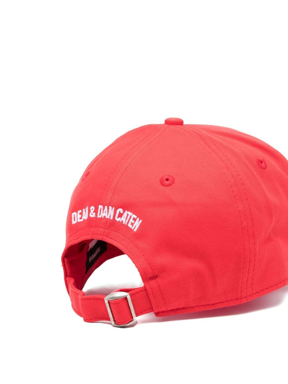 Dsquared2 BCM0412 ICON Baseball Cap - M2642 Red/White - Escape Menswear