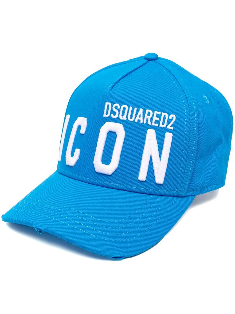 Dsquared2 BCM0412 ICON Baseball Cap - M2646 Blue/White - Escape Menswear