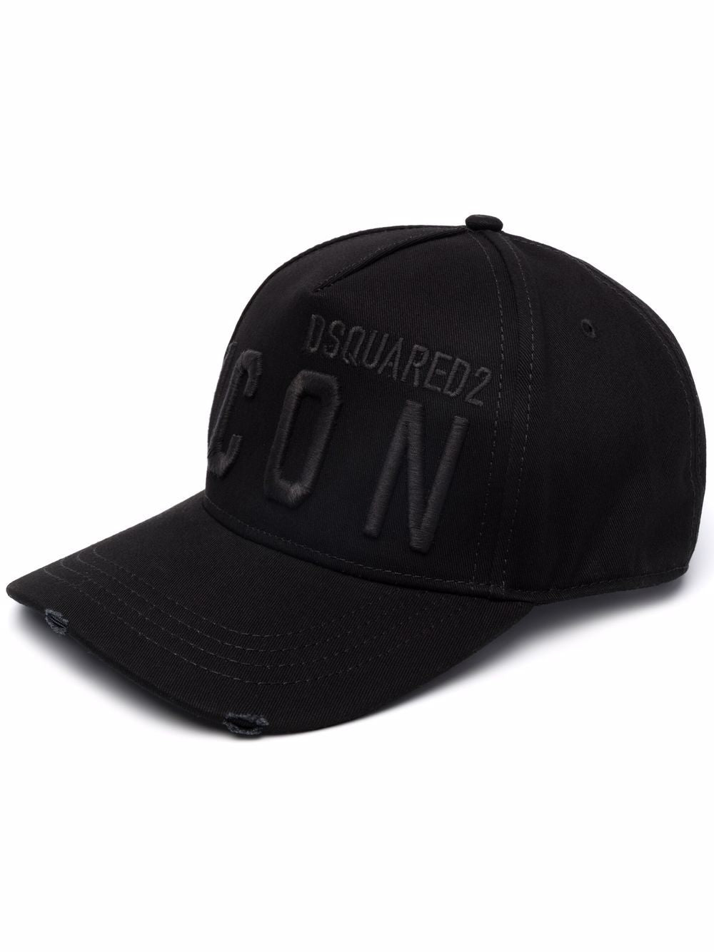 Dsquared2 BCM0412 ICON Baseball Cap - M436 Black/Black - Escape Menswear