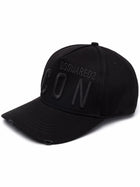 Dsquared2 BCM0412 ICON Baseball Cap - M436 Black/Black - Escape Menswear