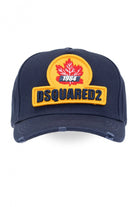 Dsquared2 BCM0470 Maple Leaf Baseball Cap - 3073 Navy - Escape Menswear