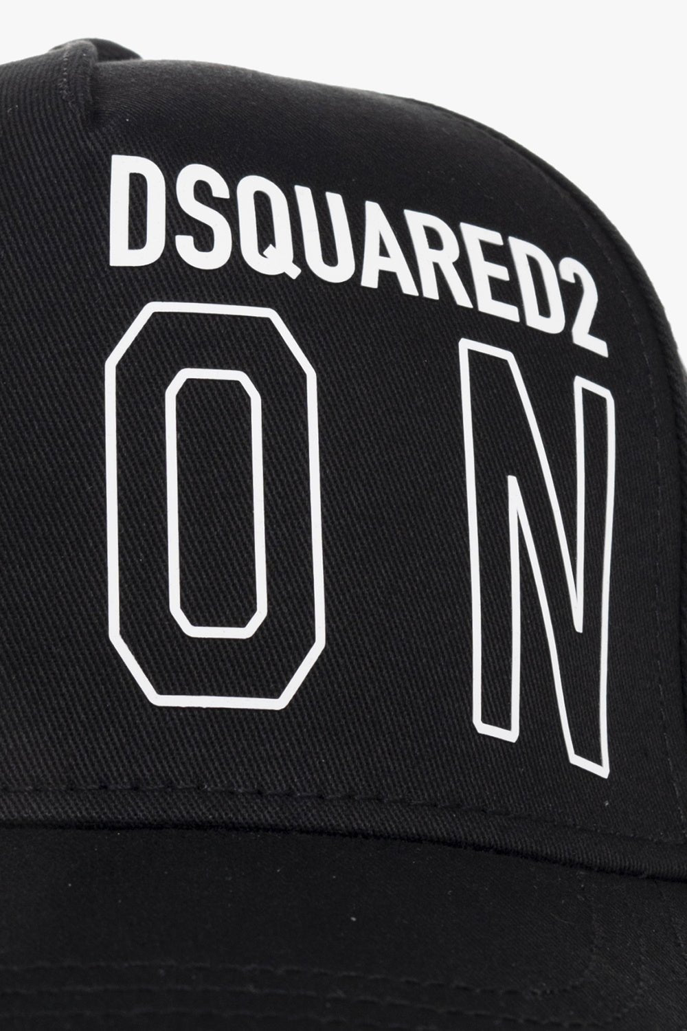 Dsquared2 BCM0665 Icon Outline Baseball Cap - M436 Black - Escape Menswear