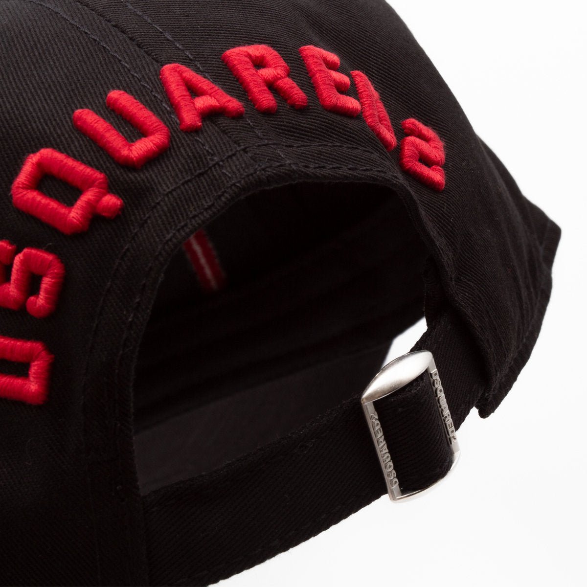 Dsquared2 BCM4001 ICON Baseball Cap - M002 Blk/Red - Escape Menswear
