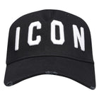 Dsquared2 BCM4001 ICON Baseball Cap - M063 Black/White - Escape Menswear