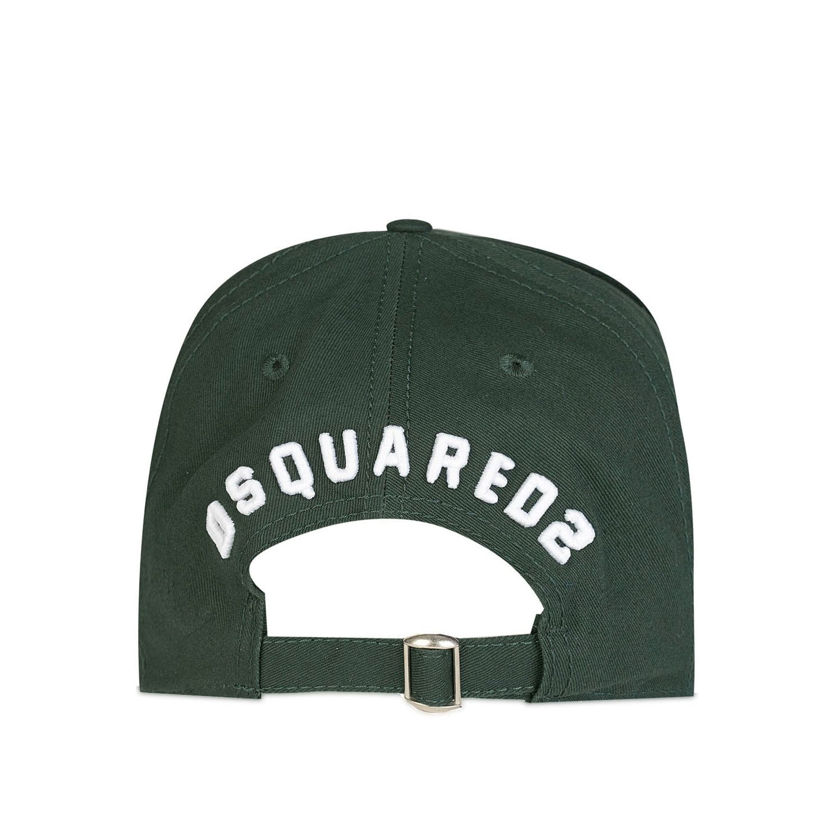 Dsquared2 BCM4001 ICON Baseball Cap - M1488 Forest/White - Escape Menswear
