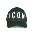 Dsquared2 BCM4001 ICON Baseball Cap - M1488 Forest/White - Escape Menswear