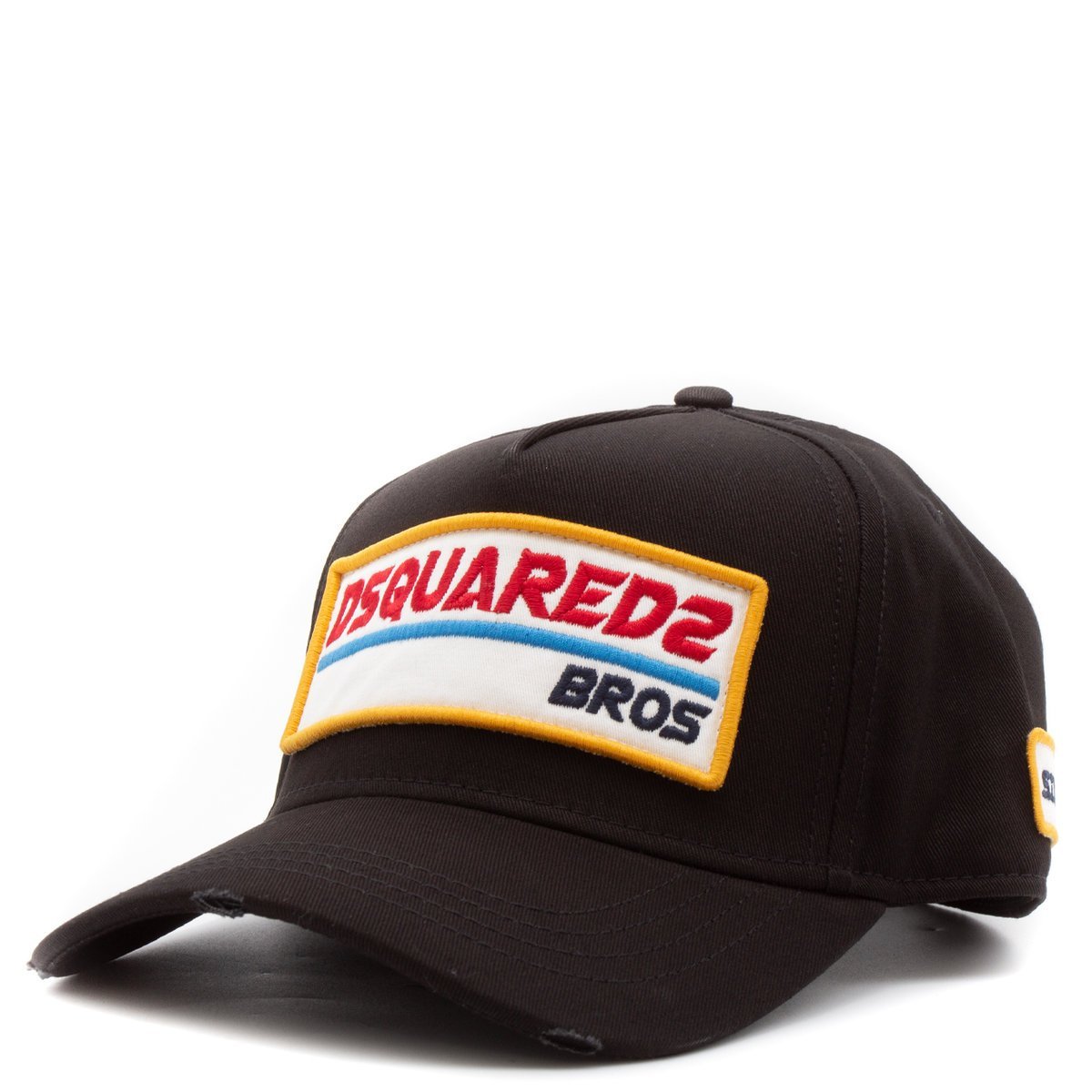 Dsquared2 BCM472 Patch Baseball Cap - 2124 Black - Escape Menswear