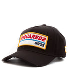 Dsquared2 BCM472 Patch Baseball Cap - 2124 Black - Escape Menswear