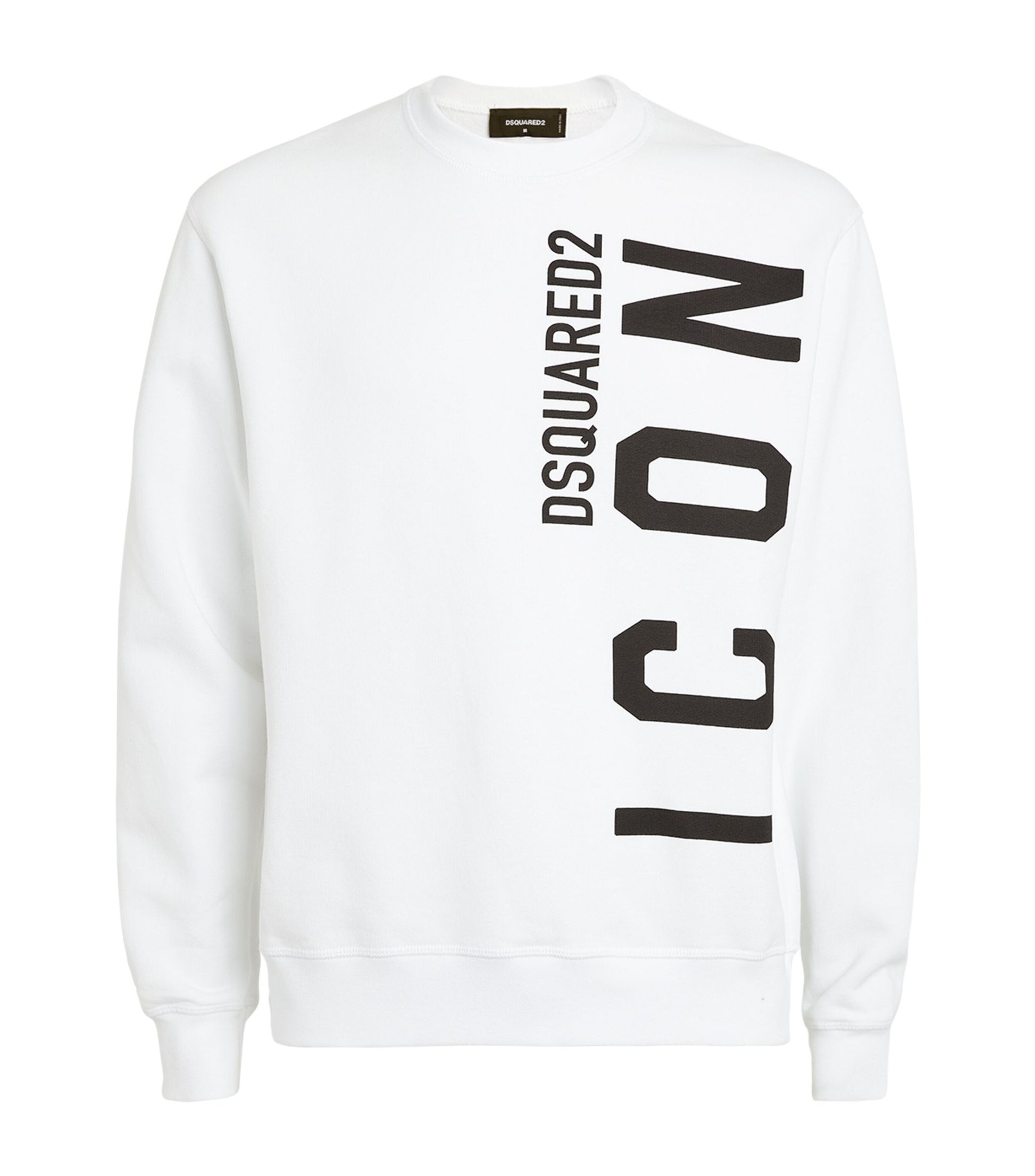 Dsquared2 Icon cool logo Sweatshirt - 100 White - Escape Menswear
