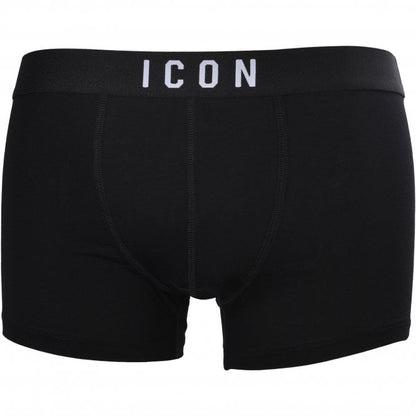 Dsquared2 ICON Logo Boxer Trunk - Black - Escape Menswear
