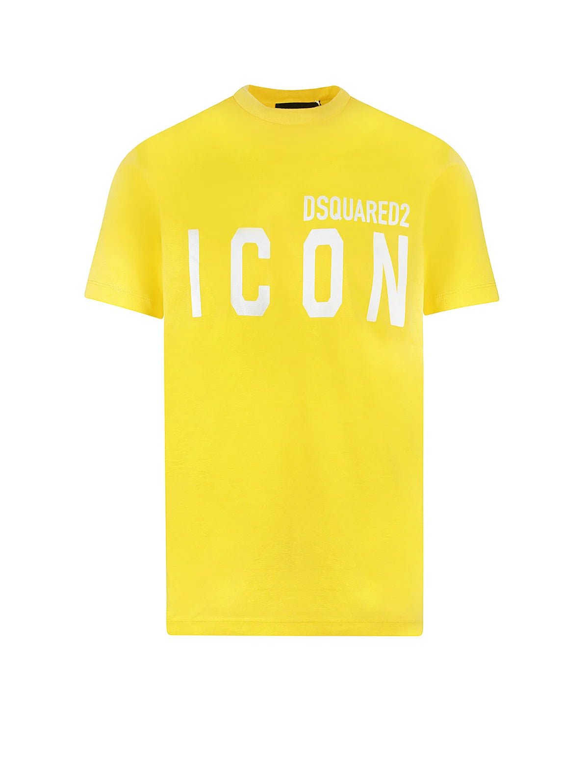 Dsquared2 Icon logo printed t-shirt - 171 Yellow - Escape Menswear