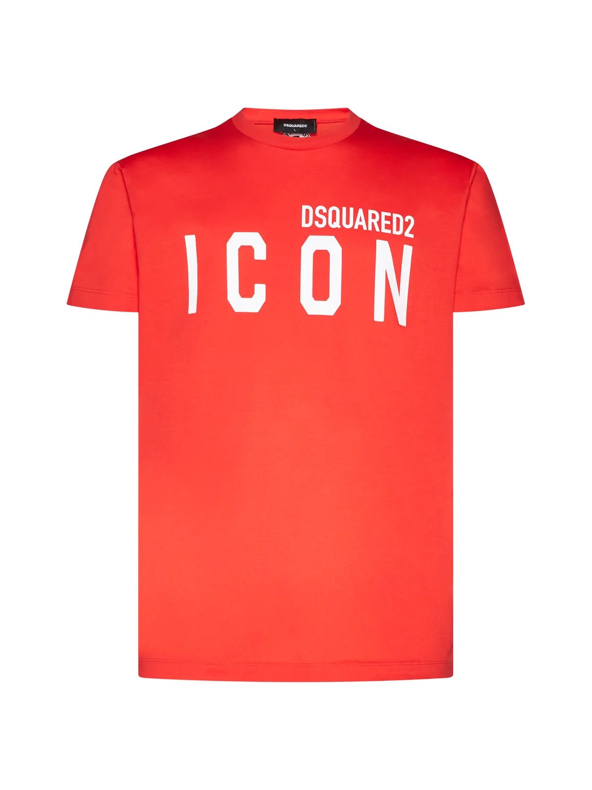 Dsquared2 Icon logo printed t-shirt - 311 Red - Escape Menswear