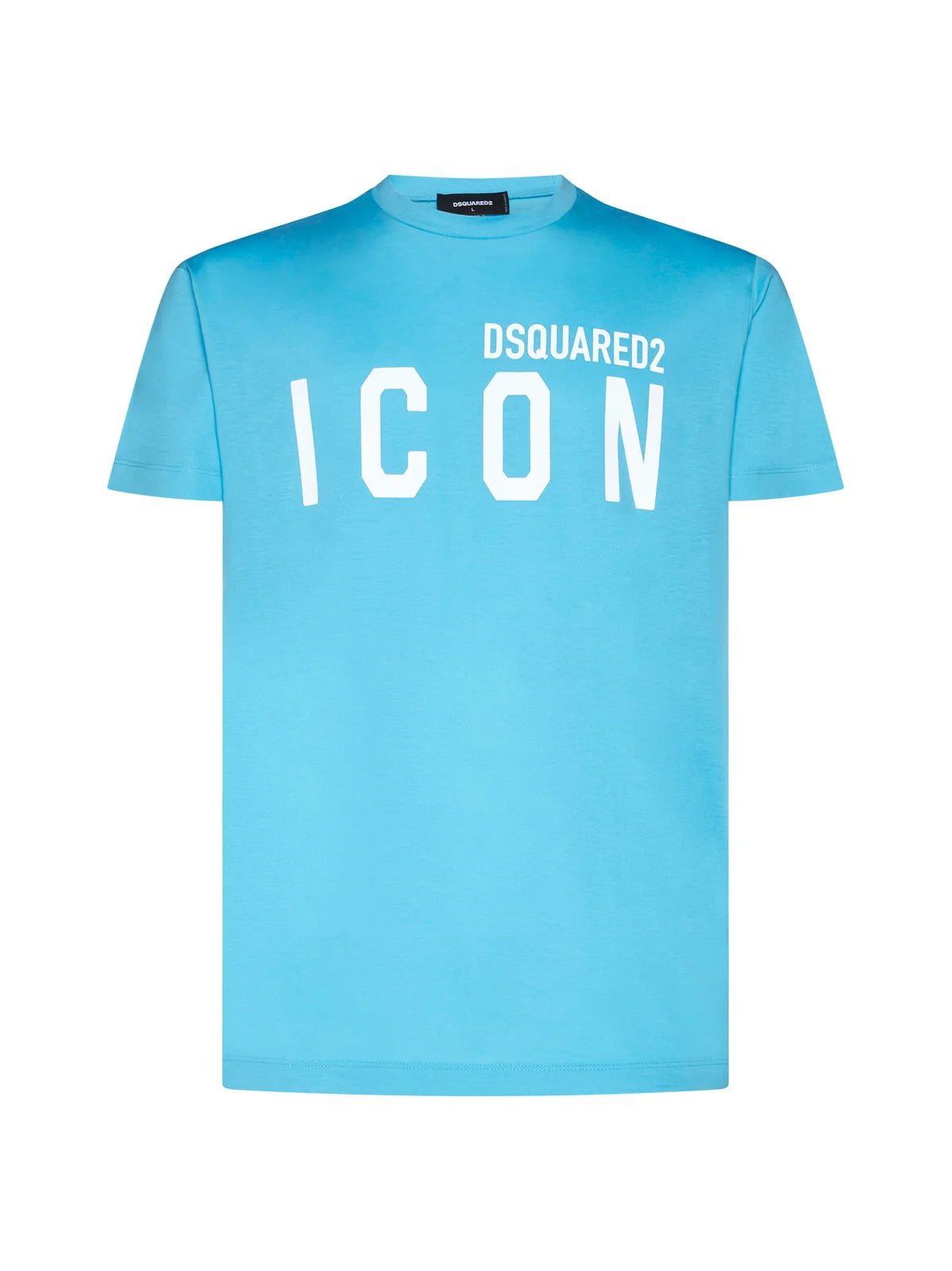 Dsquared2 Icon logo printed t-shirt - 514 Sky Blue - Escape Menswear