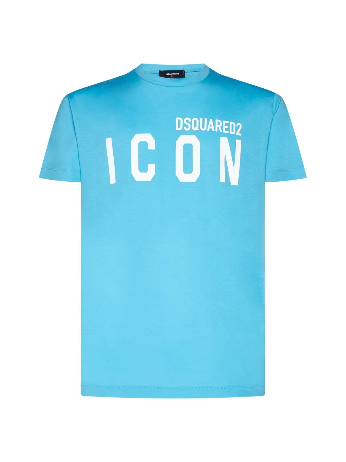 Dsquared2 Icon logo printed t-shirt - 514 Sky Blue - Escape Menswear