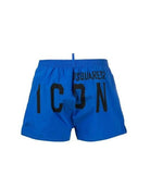 Dsquared2 Icon Logo Swim Shorts - 438 Blue - Escape Menswear