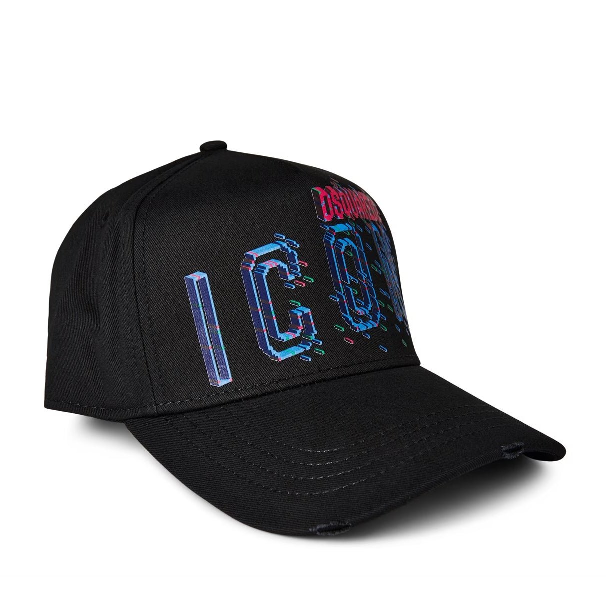 Dsquared2 ICON Pixel Cap - 2124 Black - Escape Menswear