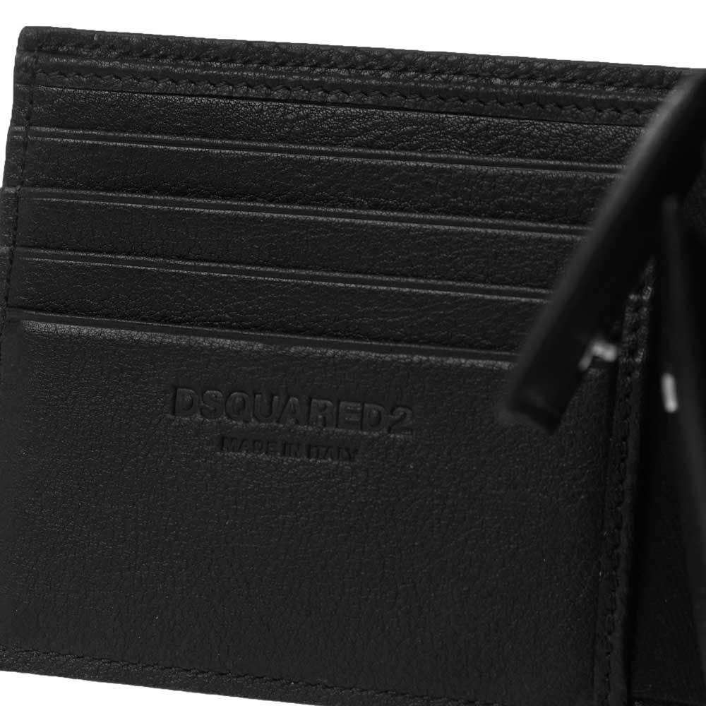 Dsquared2 Icon Wallet - M063 Black - Escape Menswear