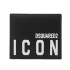 Dsquared2 Icon Wallet - M063 Black - Escape Menswear