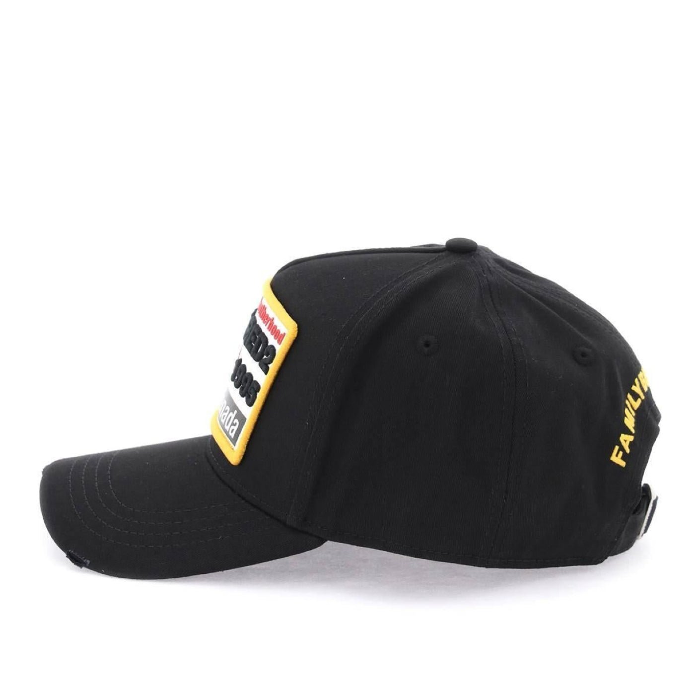 Dsquared2 Patch Baseball Cap - Black - Escape Menswear