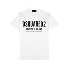 Dsquared2 S71GD1058 Ceresio 9 T-Shirt - 100 White - Escape Menswear