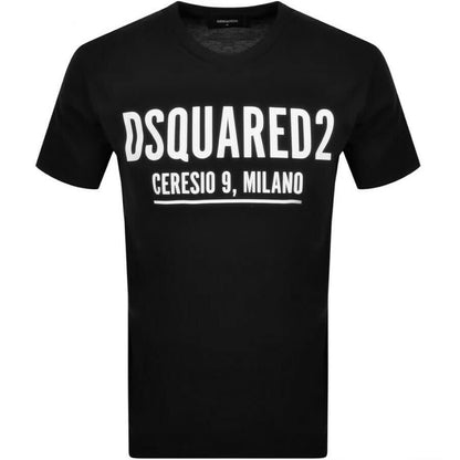 Dsquared2 S71GD1058 Ceresio 9 T-Shirt - 900 Black - Escape Menswear