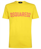 Dsquared2 S74GD1126 Cool Logo Print T-Shirt - 173 Yellow - Escape Menswear