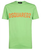 Dsquared2 S74GD1126 Cool Logo Print T-Shirt - 665 Acid Green - Escape Menswear