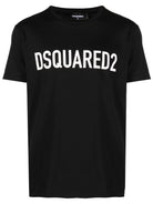 Dsquared2 S74GD1126 Cool Logo Print T-Shirt - 900 Black - Escape Menswear