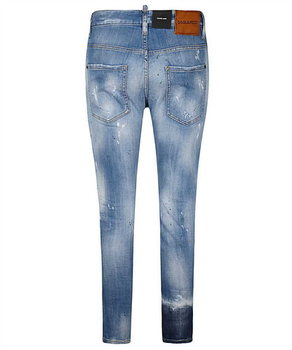 Dsquared2 S74LB0851 Skater Jeans - 470 Blue - Escape Menswear