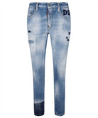 Dsquared2 S74LB0851 Skater Jeans - 470 Blue - Escape Menswear