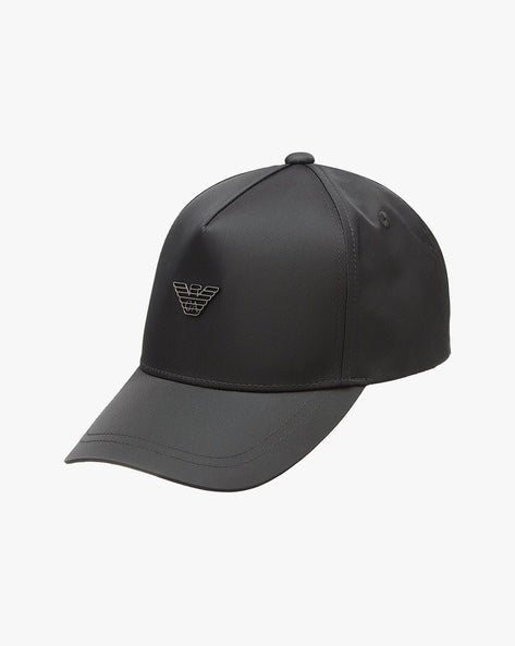 Emporio Armani 627988 Eagle Logo Nylon Hat - 020 Black - Escape Menswear