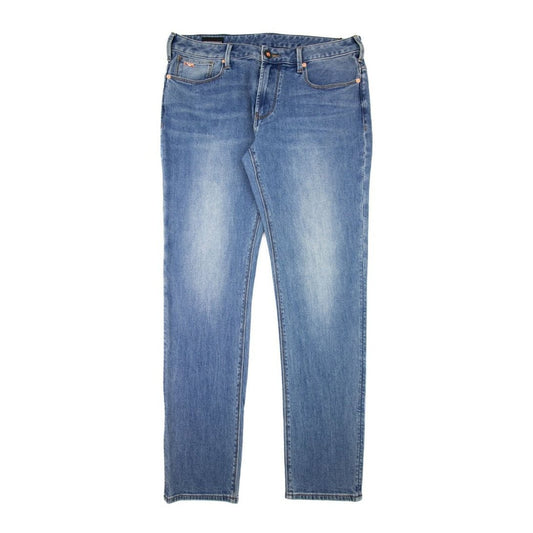 Emporio Armani 6L1J06 1DMCZ Jeans - 0942 Mid Blue - Escape Menswear