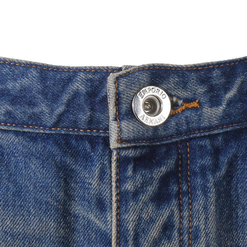 Emporio Armani 6L1J75 1DMIZ Slim Fit Jeans - 0942 Mid Blue - Escape Menswear