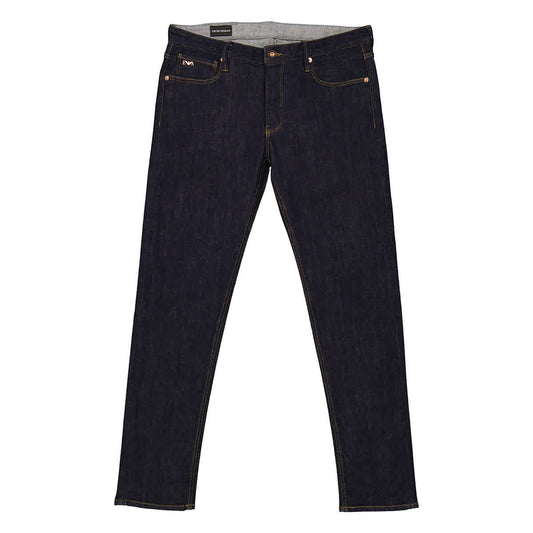 Emporio Armani 6L1J75 1DMVZ Slim Fit Jeans - 0941 Dk Blue - Escape Menswear