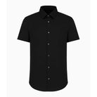 Emporio Armani 8N1C91 Short Sleeve Shirt - 999 Black - Escape Menswear