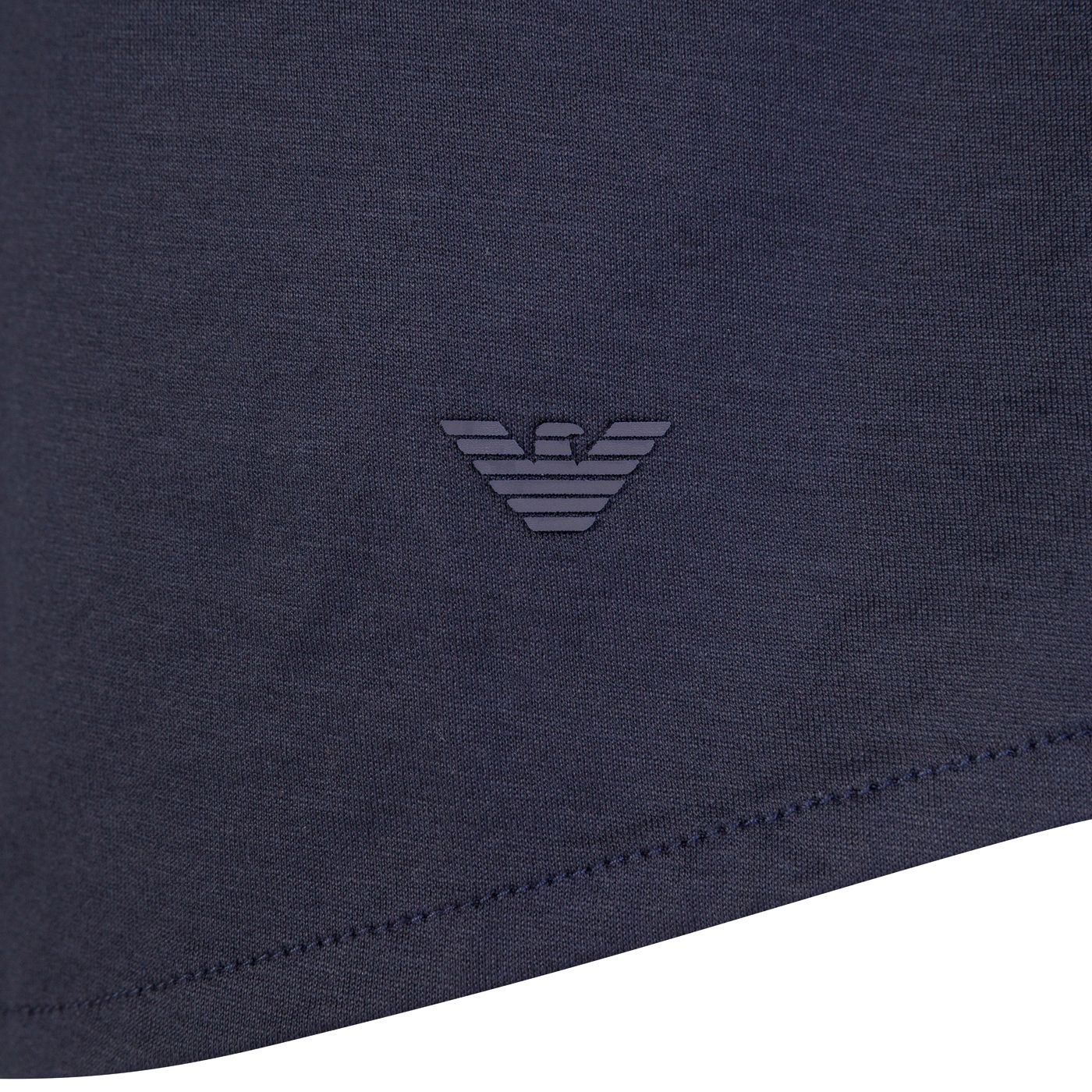 Emporio Armani 8N1CG0 Tencel Jersey Blend Shirt - 920 Navy - Escape Menswear